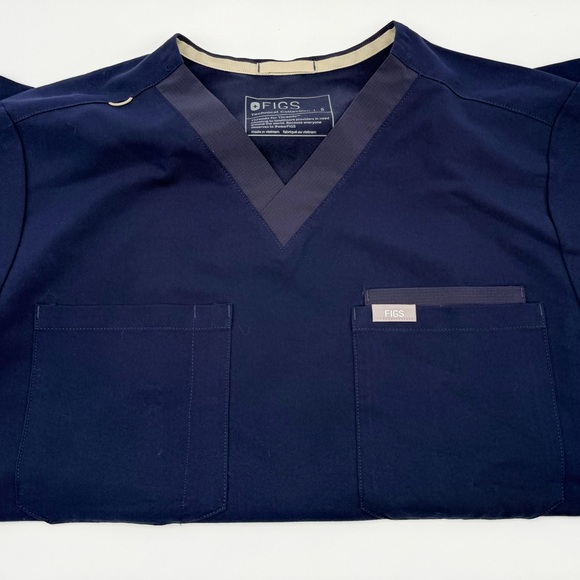 Figs Technical Collection Scrub Top Blue - Picture 7 of 7